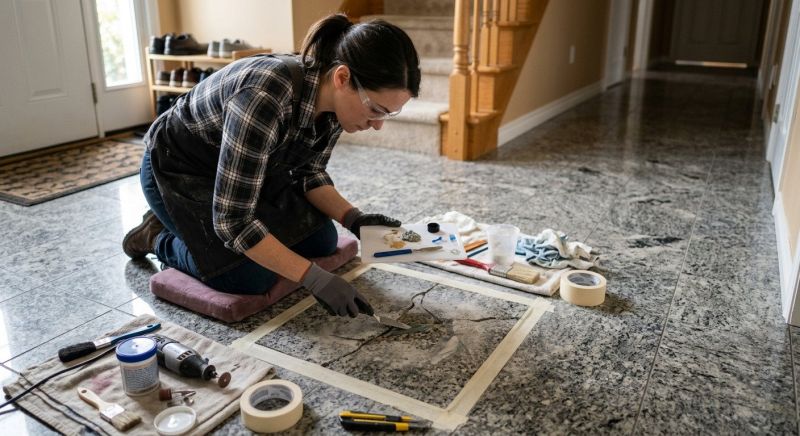 Granite Tile Repair in Overland Park, KS