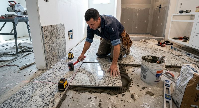 Granite Tiling in Wilmington, NC