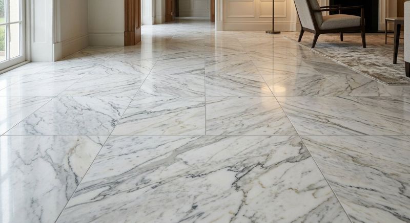 Marble Floor Replacement in Overland Park, KS