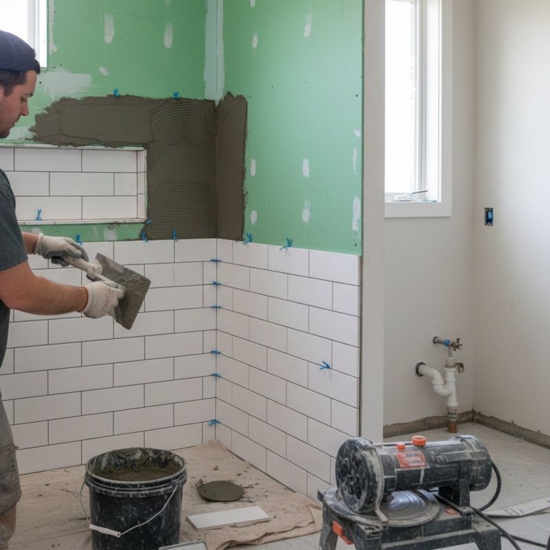 Shower Floor Tiling in Alpharetta, GA