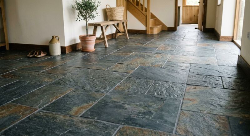 Slate Floor Installation in Olathe, KS