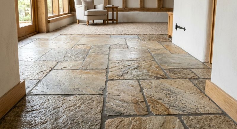 Stone Floor Installation in Overland Park, KS