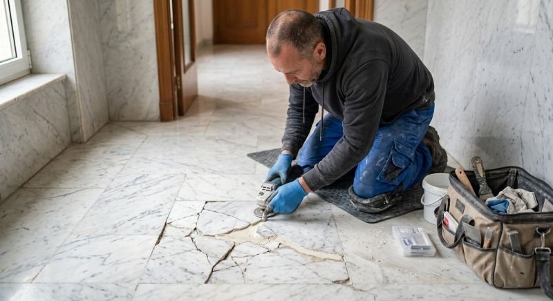 Terrazzo Tile Repair in Overland Park, KS