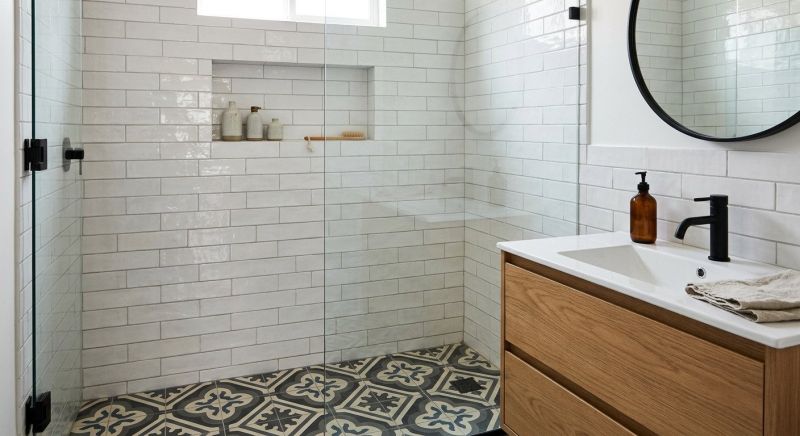 Tile Shower Floor Installation in Conroe, TX