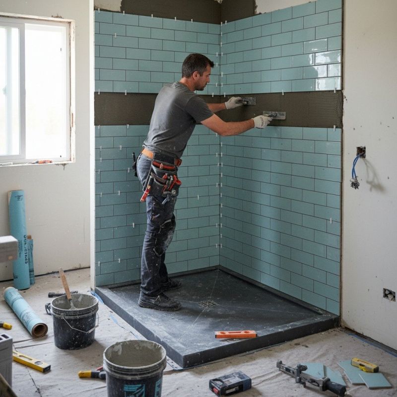 Tile Shower Pan Installation in Denver, CO